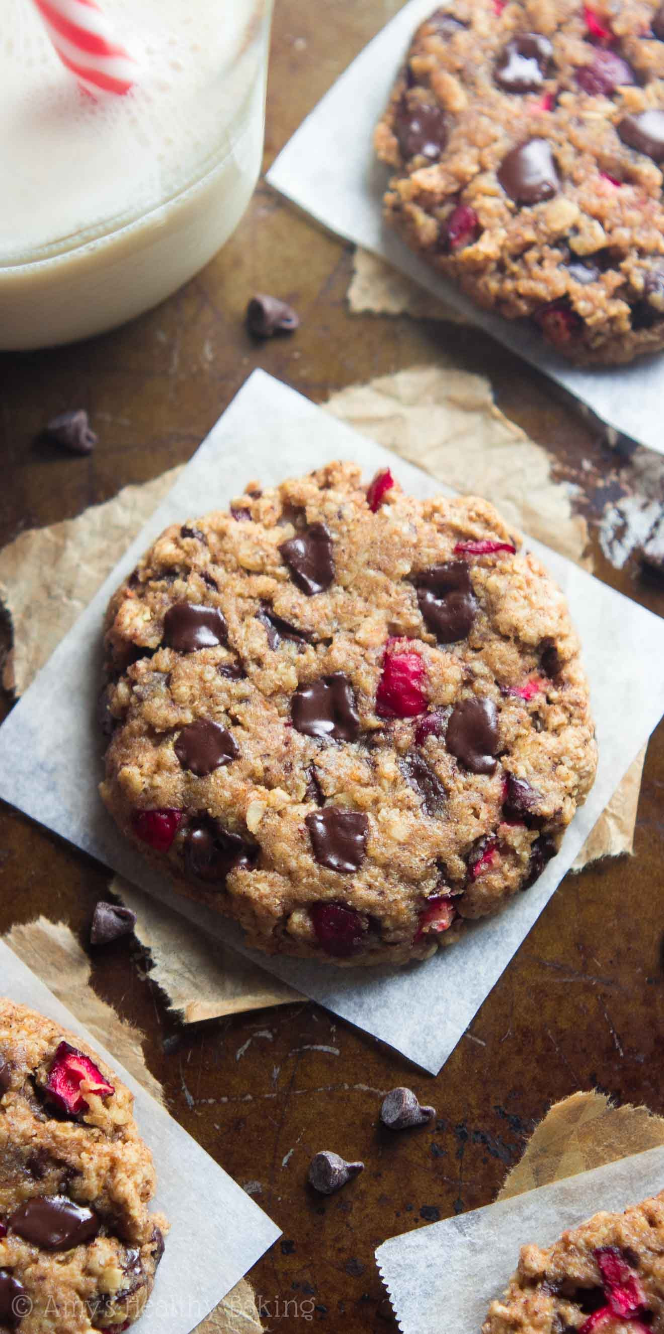 Healthy Oatmeal Cranberry Cookies
 healthy cranberry oatmeal cookies