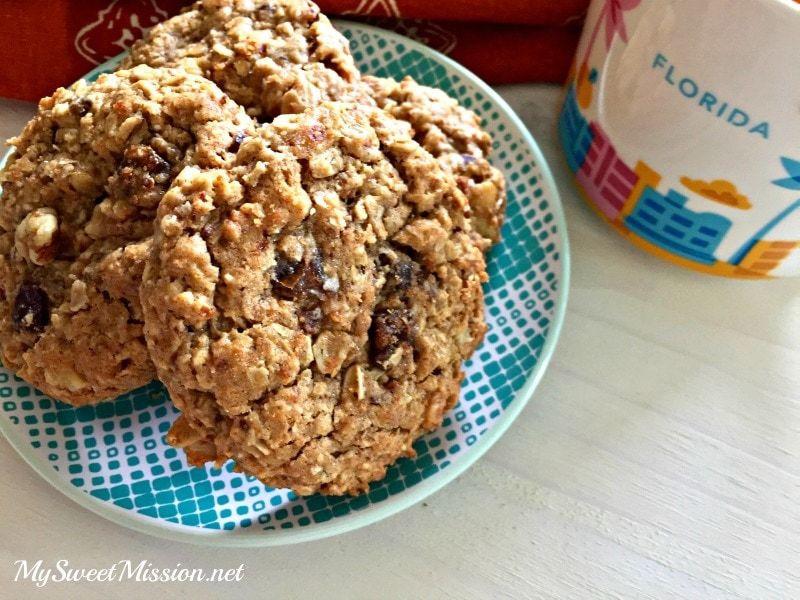 Healthy Oatmeal Date Cookies
 Oatmeal Date & Nut Cookies My Sweet Mission