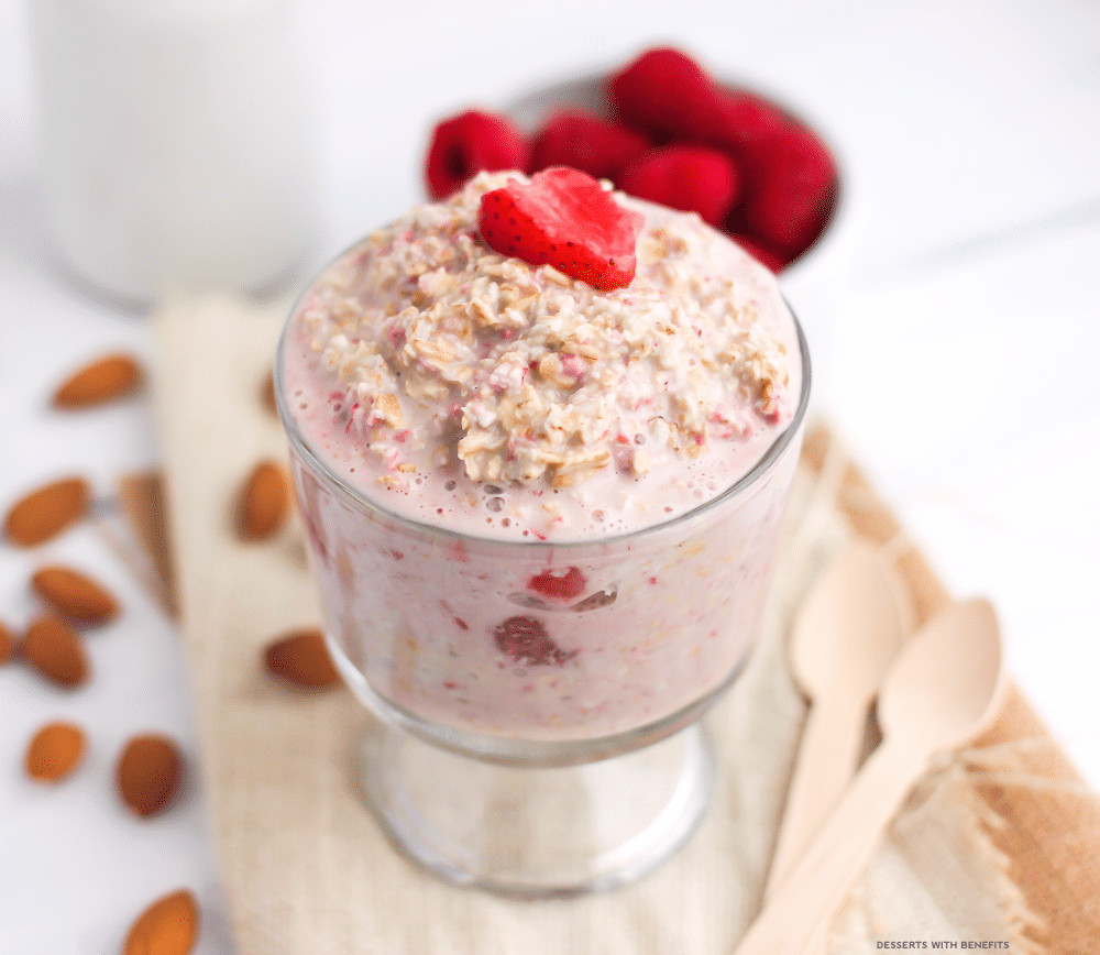 Healthy Oatmeal Desserts
 Healthy Strawberry Shortcake Overnight Dessert Oats