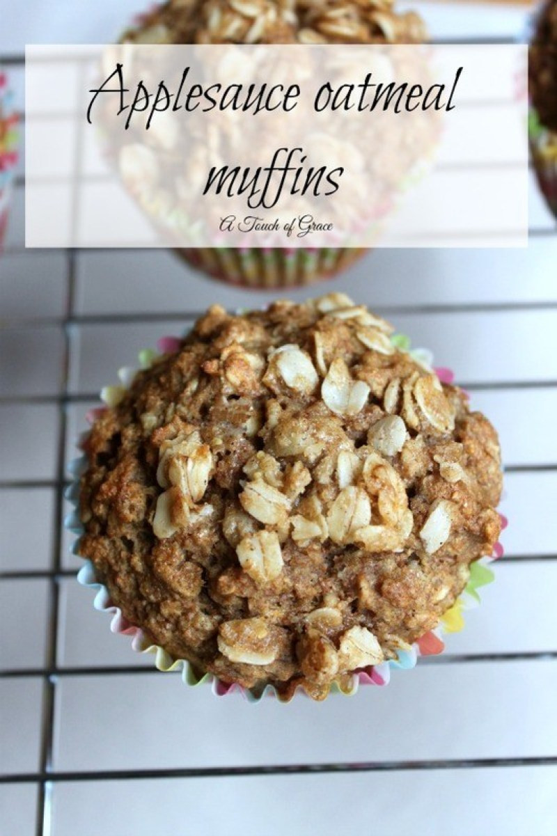 Healthy Oatmeal Muffins Applesauce
 Applesauce Oatmeal Muffins Muffin 6 A Fit Mom s Life