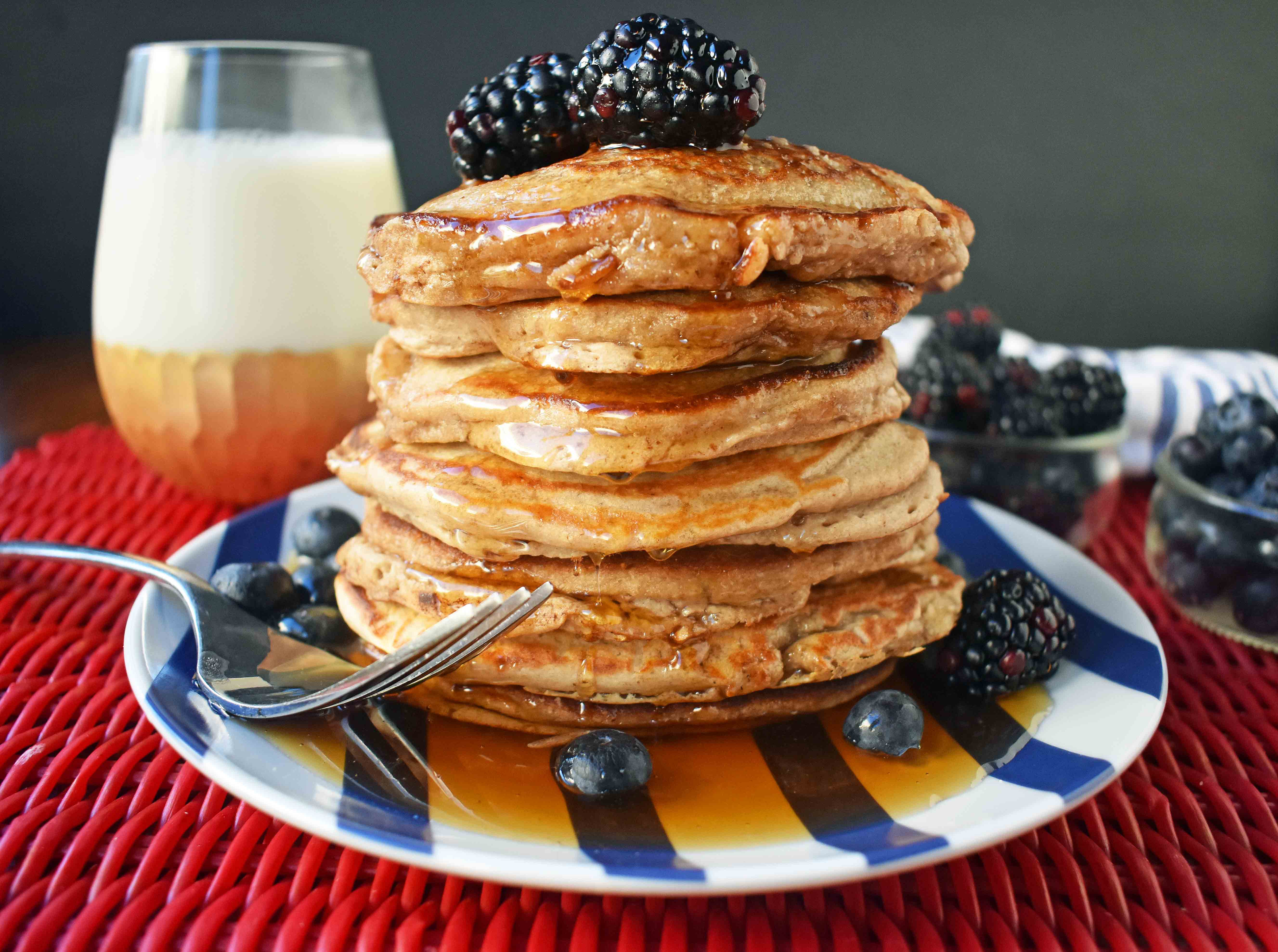 Healthy Oatmeal Pancakes
 Banana Oatmeal Pancakes – Modern Honey