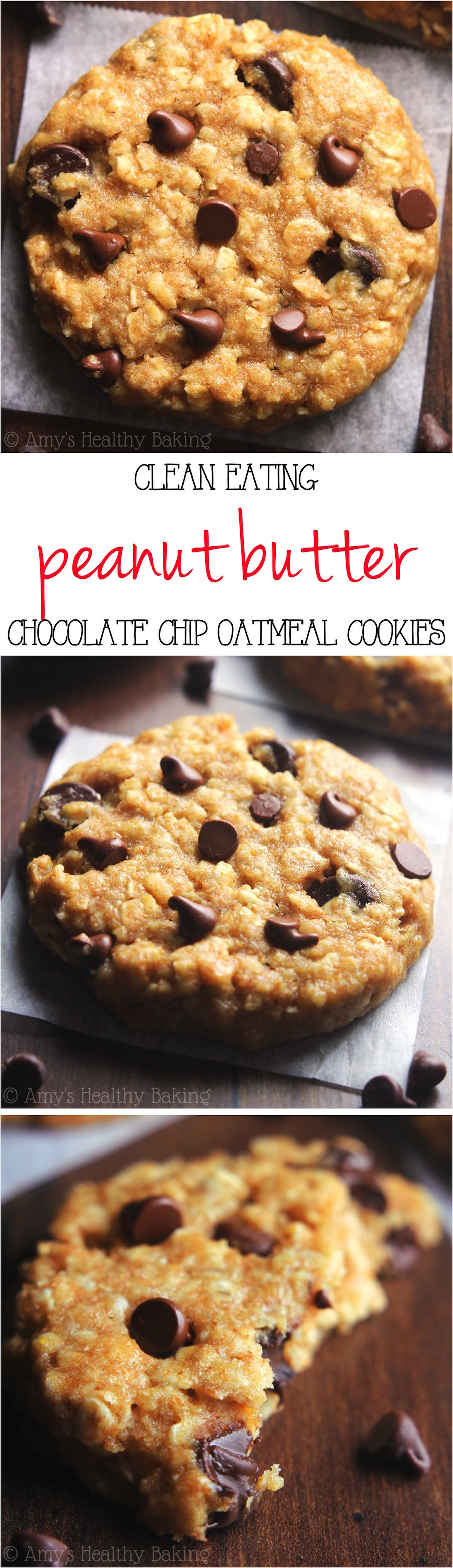 Healthy Oatmeal Peanut Butter Cookies
 healthy oatmeal peanut butter chocolate chip cookies recipe