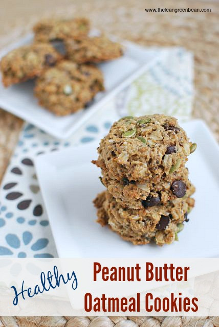 Healthy Oatmeal Peanut Butter Cookies
 Healthy Peanut Butter Oatmeal Cookies