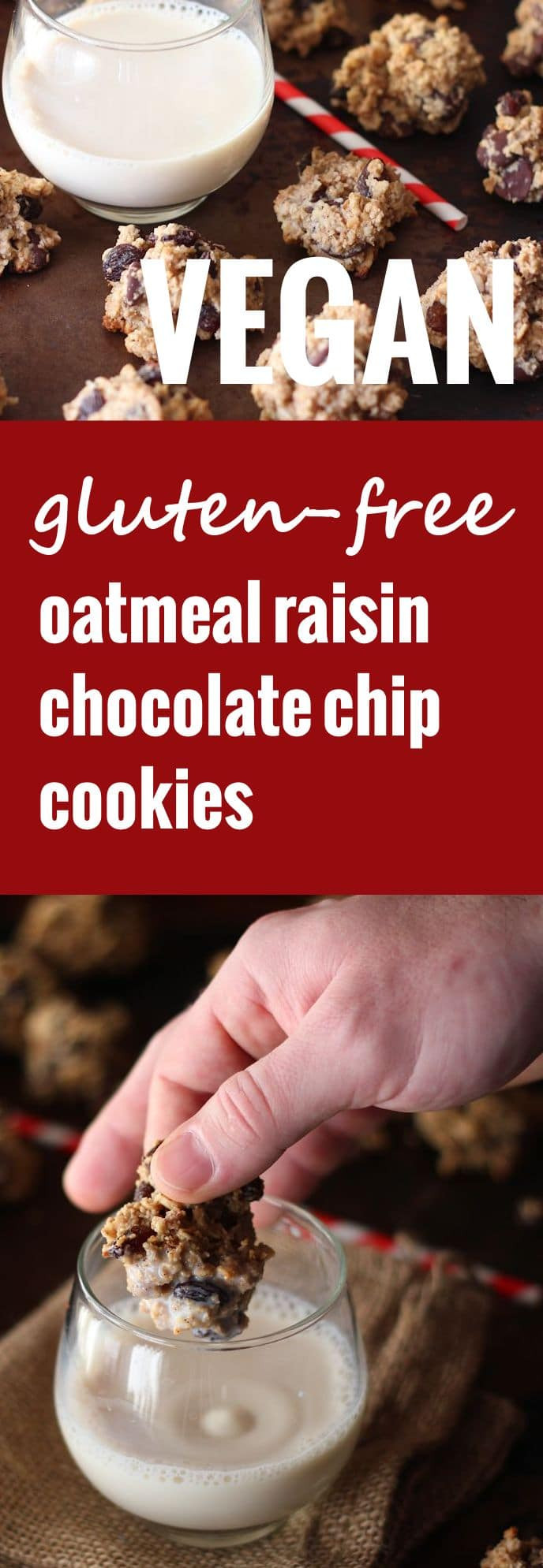 Healthy Oatmeal Raisin Chocolate Chip Cookies
 Gluten Free Oatmeal Cookies Connoisseurus Veg
