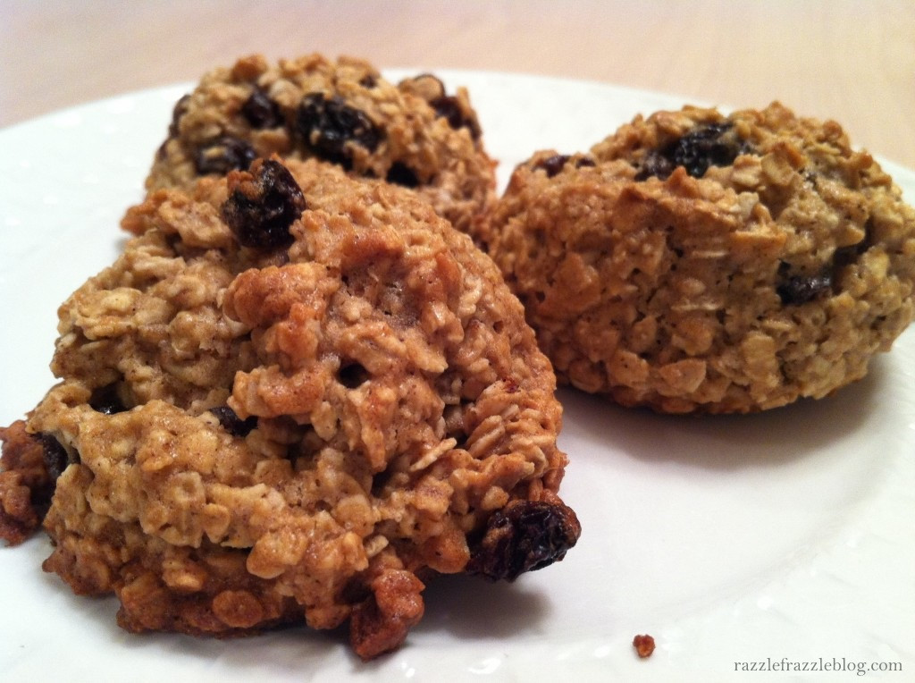 Healthy Oatmeal Raisin Cookies Applesauce
 Banana Oatmeal Raisin Cookies