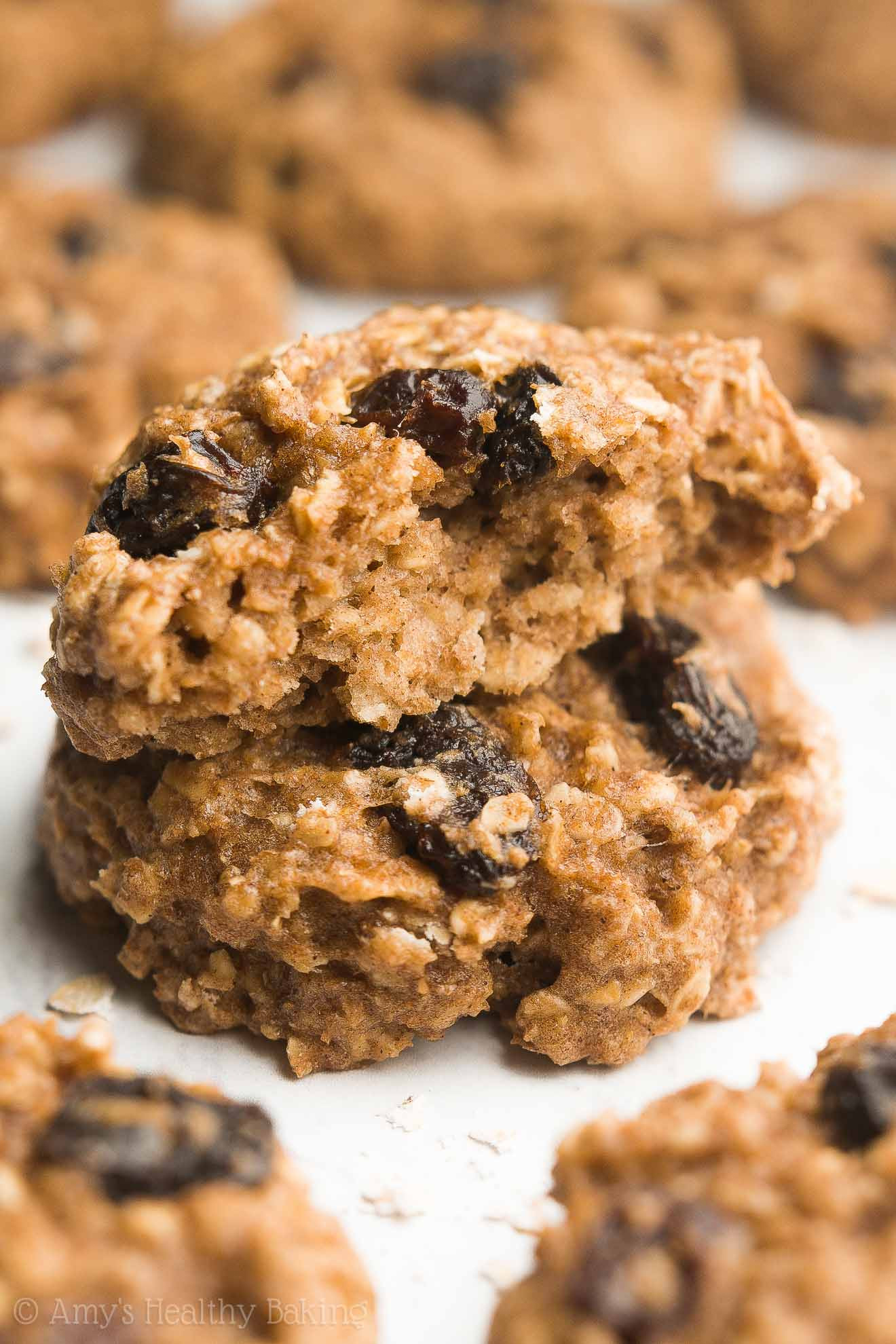 Healthy Oatmeal Raisin Cookies With Honey
 heart healthy oatmeal raisin cookies