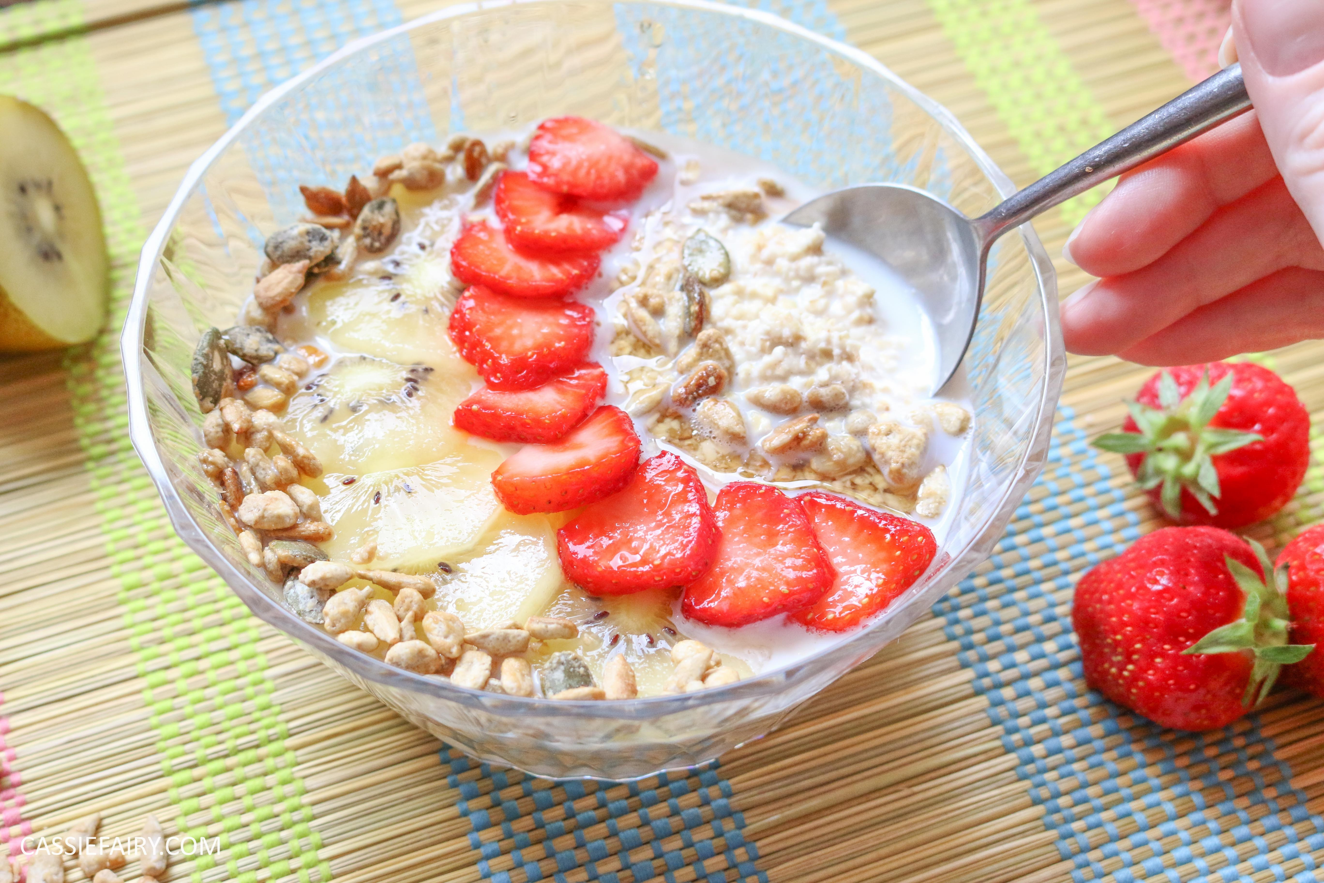 Healthy Oats Breakfast
 Healthy Sunday brunch recipe – Fruity soaked oats