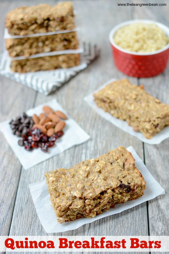 Healthy On The Go Breakfast Bars
 Quinoa Breakfast Bars Recipe