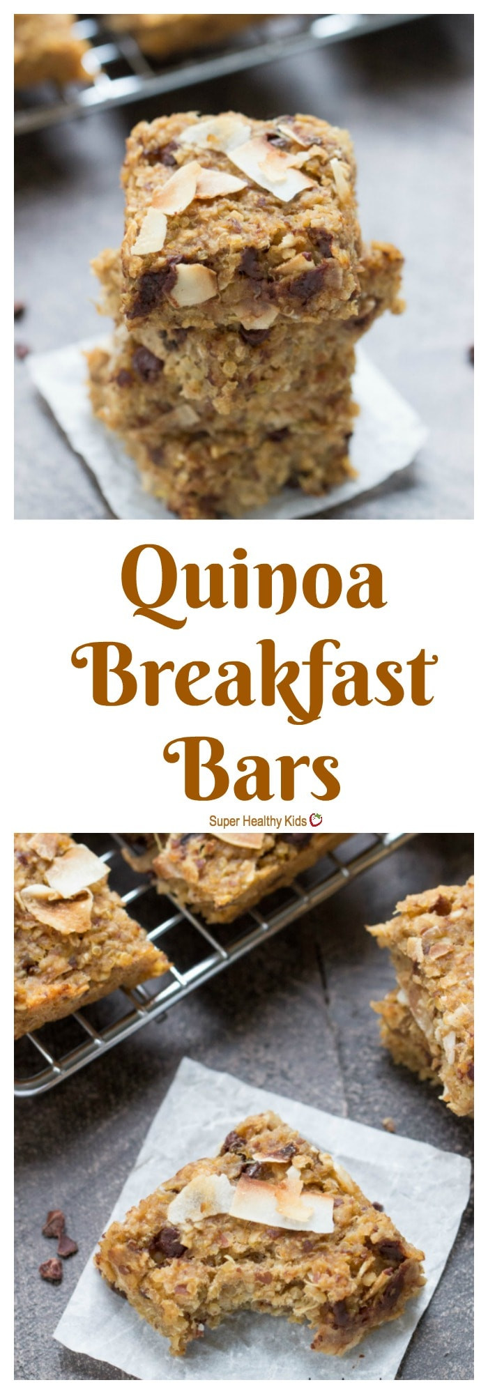 Healthy On The Go Breakfast Bars
 Simple Quinoa Breakfast Bars