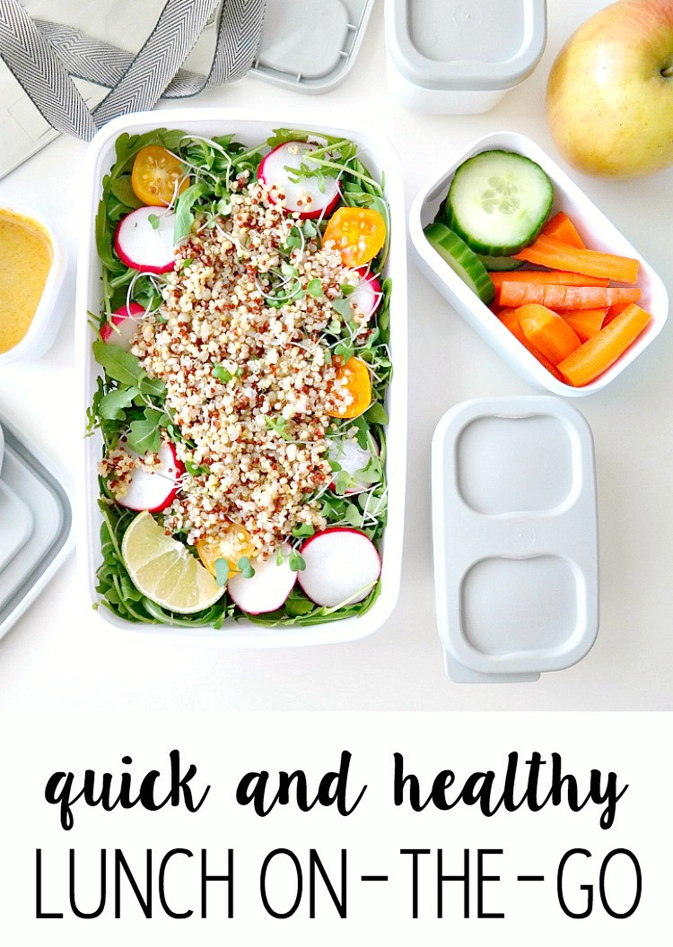 Healthy On The Go Lunches
 Quick and Healthy Lunch the Go The Glowing Fridge