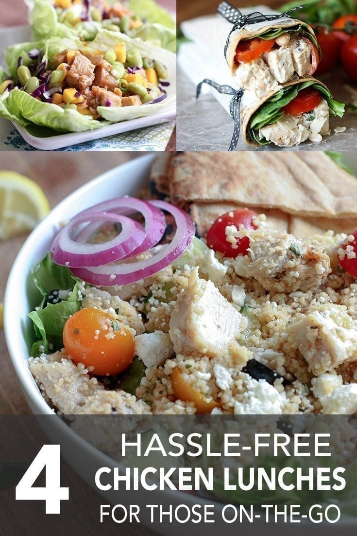 Healthy On The Go Lunches
 4 Hassle Free Chicken Lunches for Those the Go Hello