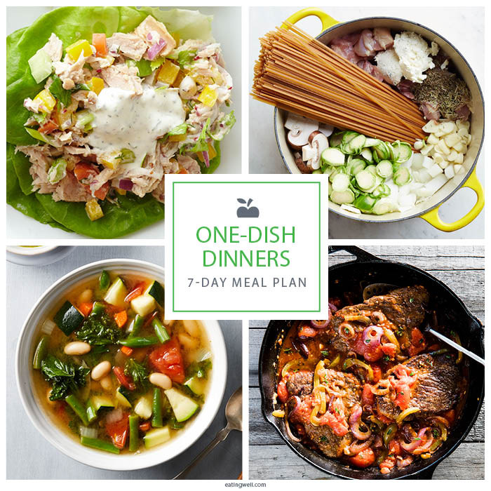 Healthy One Dish Dinners
 7 Day Meal Plan Easy e Dish Dinners EatingWell