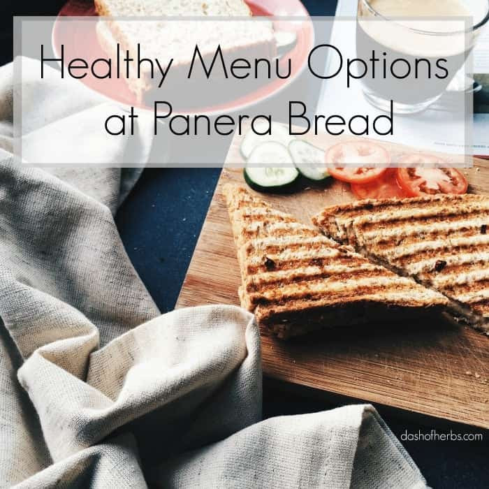 Healthy Options At Panera Bread
 Healthy Menu Options at Panera Bread Dash of Herbs