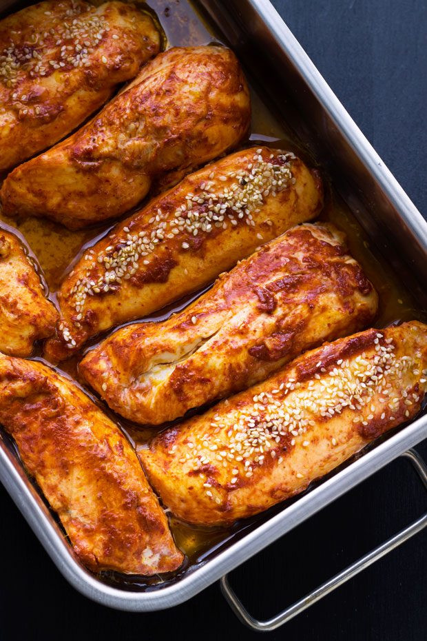 Healthy Oven Baked Chicken
 Roasted Harissa Chicken Breasts Recipe — Eatwell101