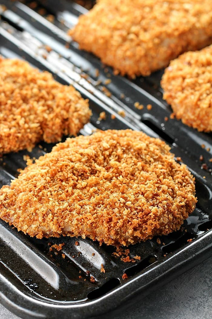 Healthy Oven Baked Pork Chops
 Crispy Baked Breaded Pork Chops Yummy Healthy Easy