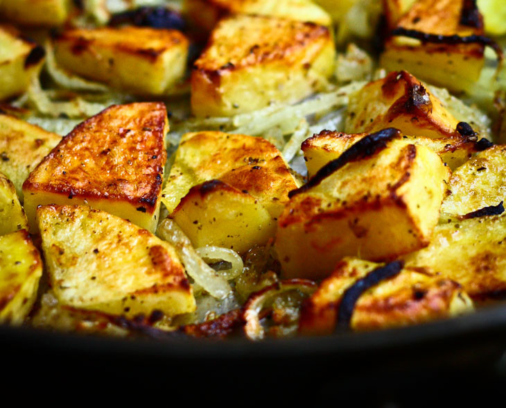 Healthy Oven Roasted Potatoes
 healthier oven roasted potatoes