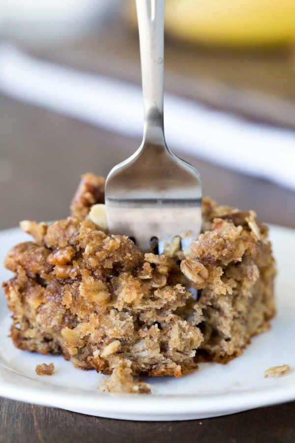 Healthy Overripe Banana Recipes
 Banana Streusel Breakfast Cake Recipe