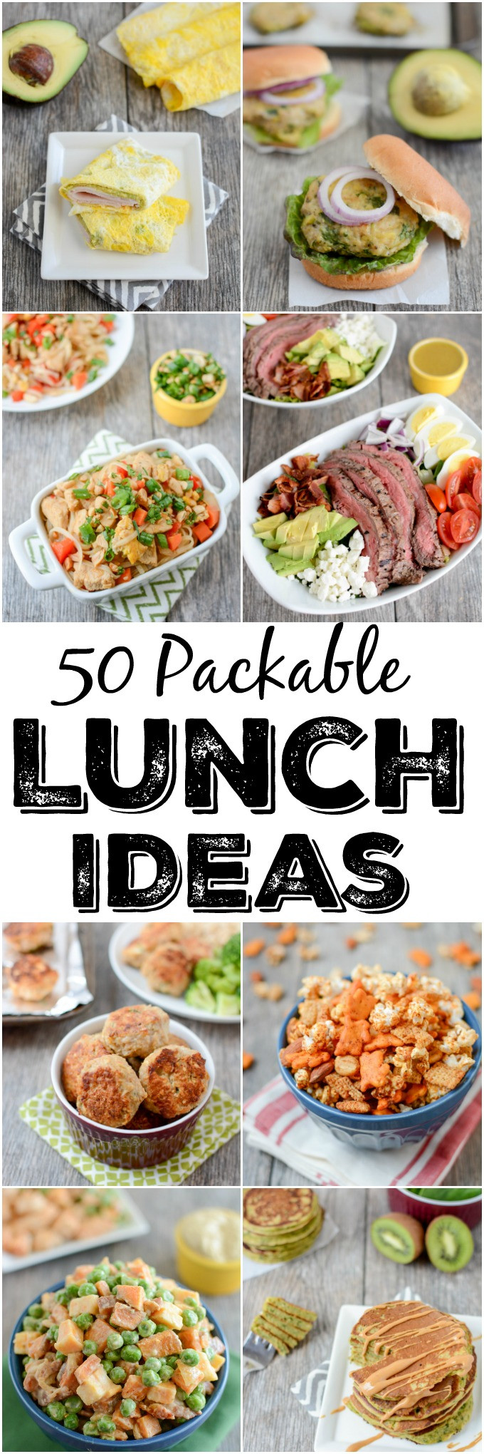 Healthy Packable Lunches
 50 Lunch Ideas for Work
