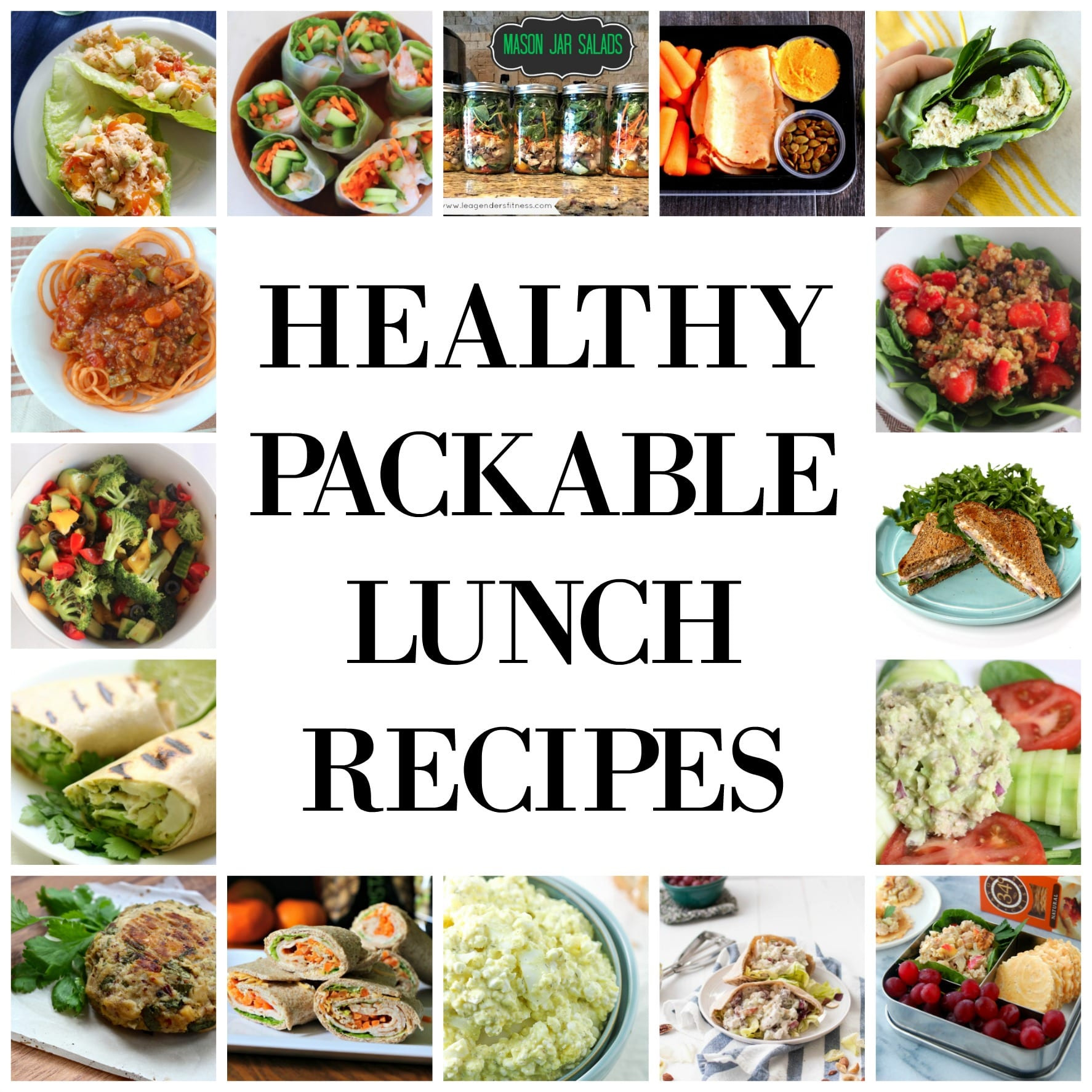 Healthy Packable Lunches
 Healthy Packable Lunch Recipes Treble in the Kitchen