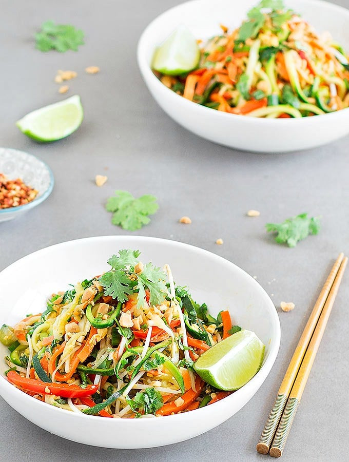 Healthy Pad Thai
 Easy and Healthy Pad Thai Zoodles As Easy As Apple Pie