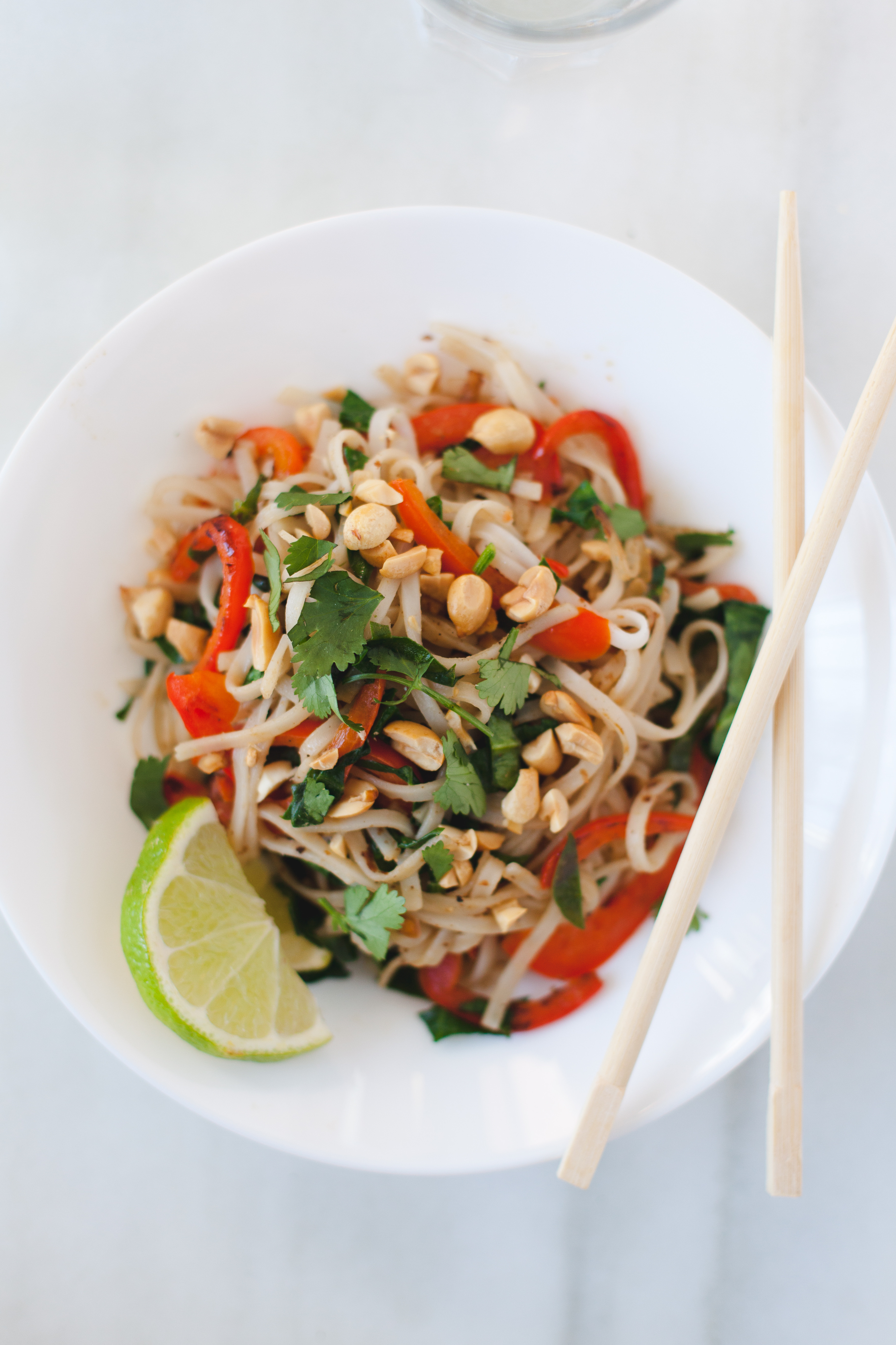 Healthy Pad Thai
 Ve able Pad Thai Two Ways – A Happy Healthy Heart