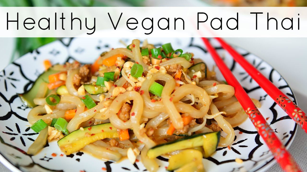 Healthy Pad Thai Recipe
 Healthy Vegan Ve able Pad Thai with Baobab & Shirataki