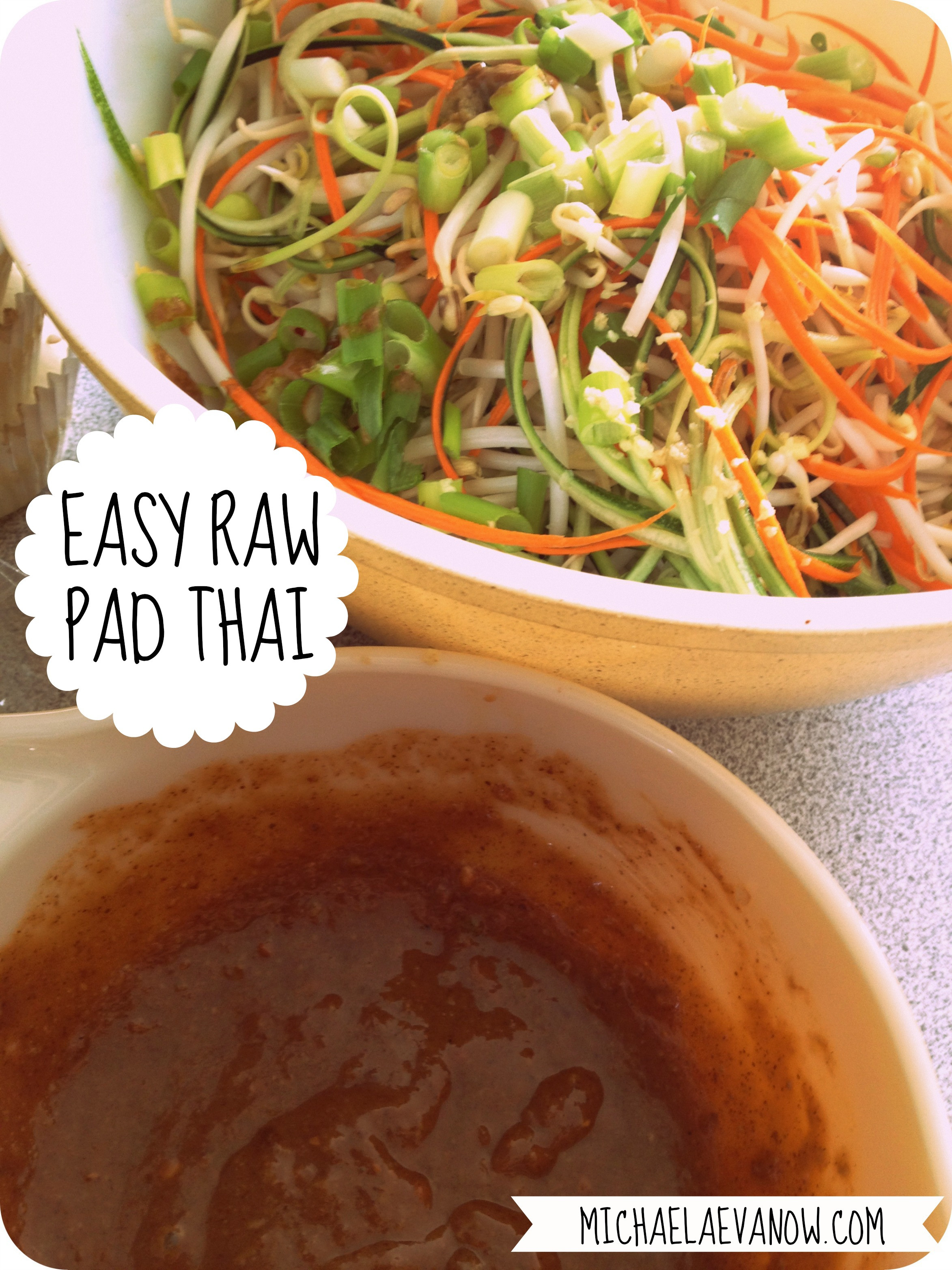 Healthy Pad Thai Sauce
 savouring the end of summer raw pad thai – Michaela Evanow