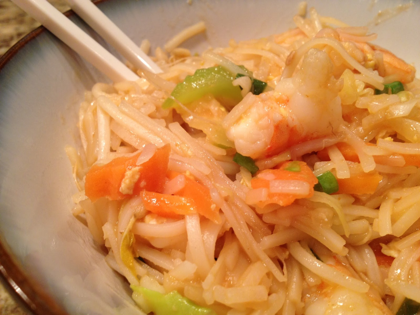 Healthy Pad Thai
 A Healthy Makeover Shrimp Pad Thai