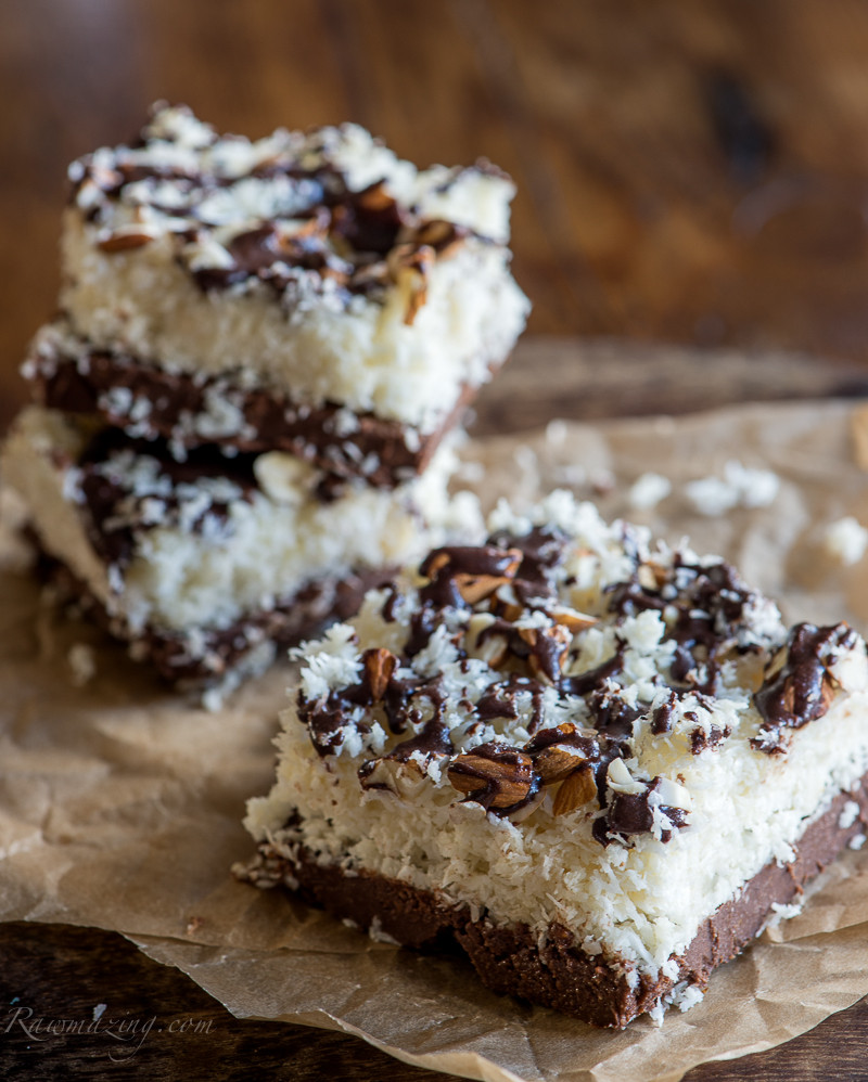 Healthy Paleo Desserts
 Paleo Almond Joy Bars