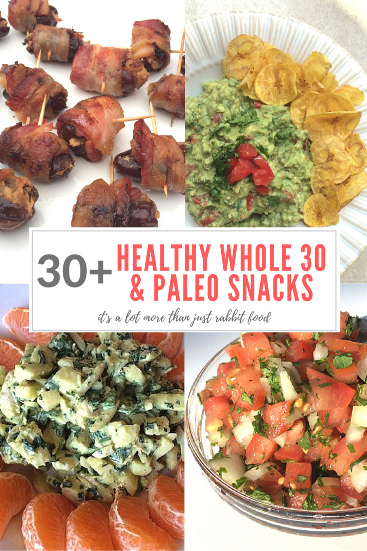 Healthy Paleo Snacks
 30 Healthy Whole 30 & Paleo Snacks