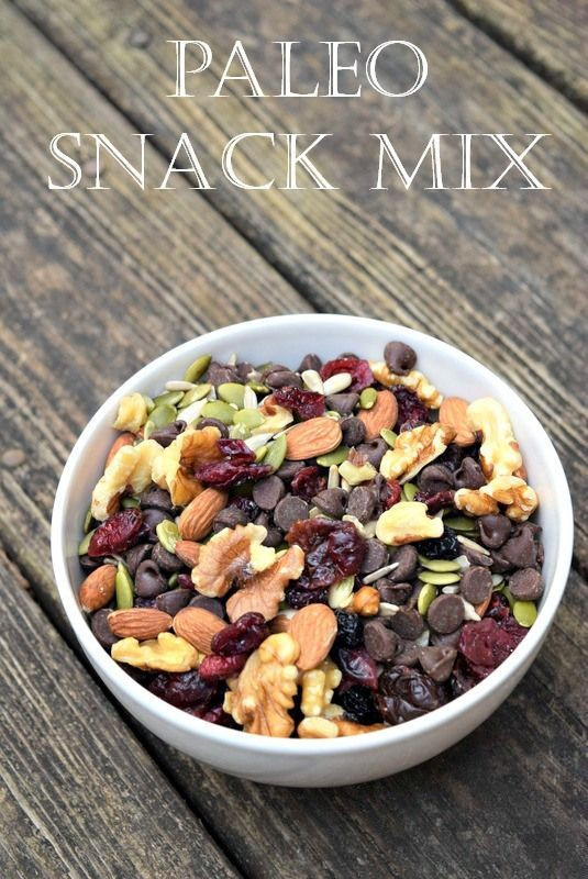 Healthy Paleo Snacks
 Tasty Paleo trail mix recipes on Pinterest