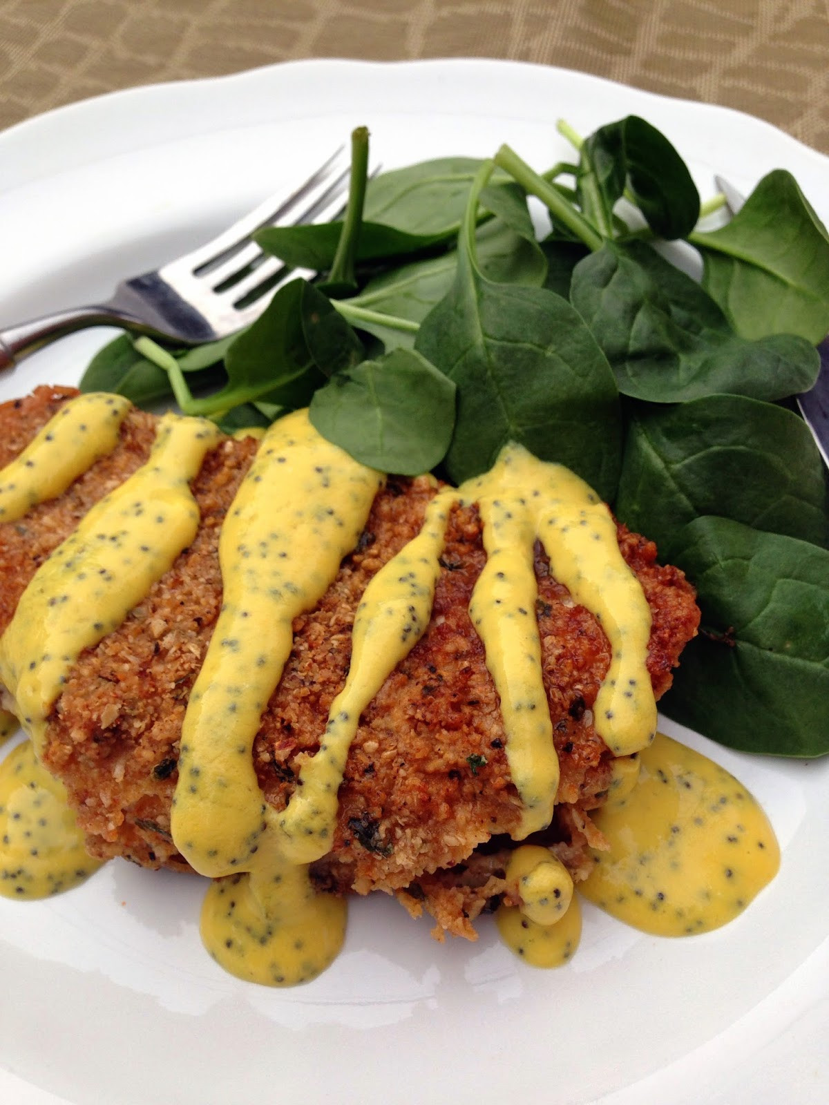 Healthy Pan Fried Chicken
 taylor made healthy pan "fried" chicken with poppyseed