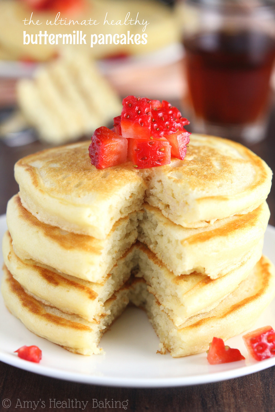 Healthy Pancakes Recipe
 The Ultimate Healthy Buttermilk Pancakes
