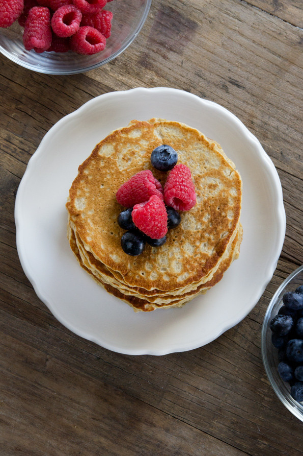 Healthy Pancakes With Oats
 Gluten Free Oatmeal Pancakes