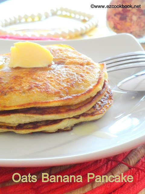 Healthy Pancakes With Oats
 Easy Peasy healthy eggless oats banana pancake