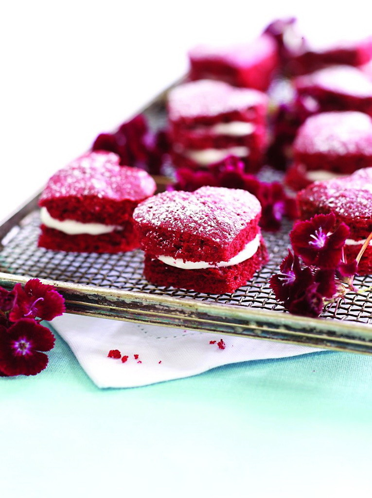 Healthy Party Desserts
 Red Velvet Valentine Sweet Sandwich – Best Fast Cheap