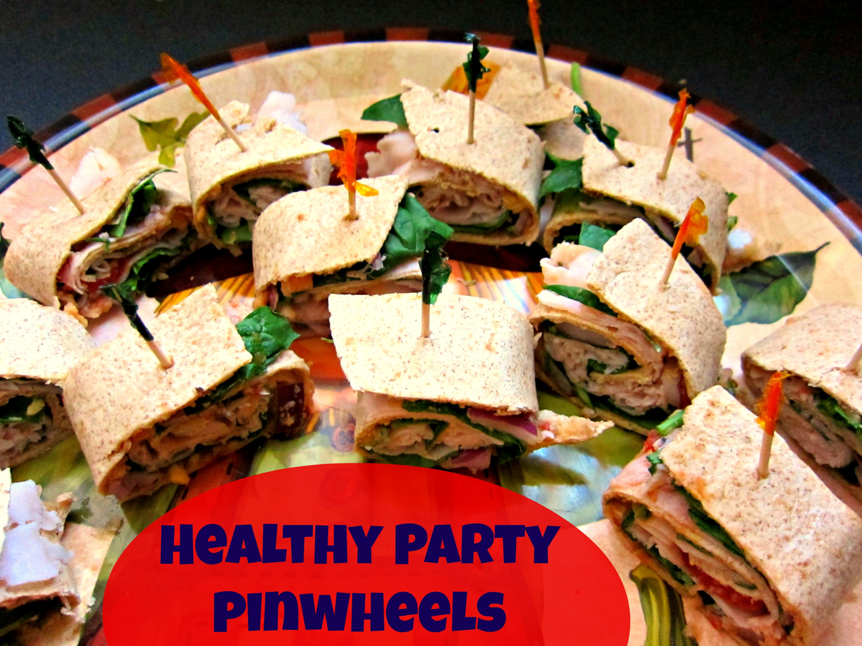 Healthy Party Snacks
 Tailgate Party Pinwheels