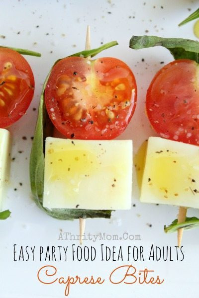 Healthy Party Snacks For Adults
 Easy party Food Ideas For Adults Caprese Bites Finger