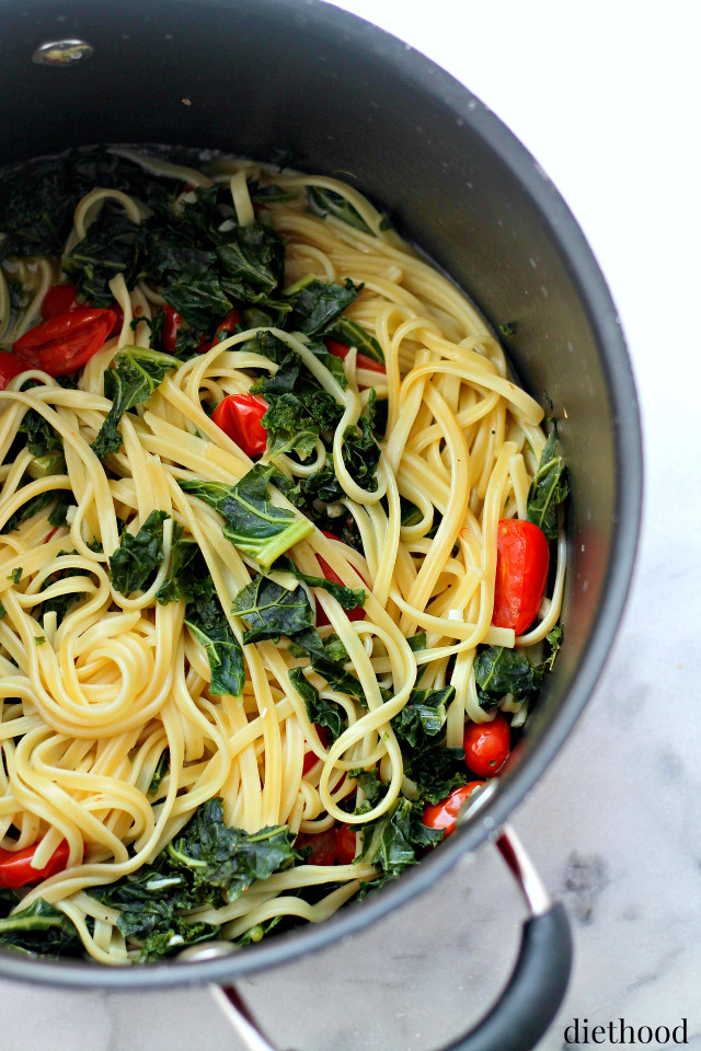 Healthy Pasta Dinners
 Kale and Feta e Pot Pasta Recipe