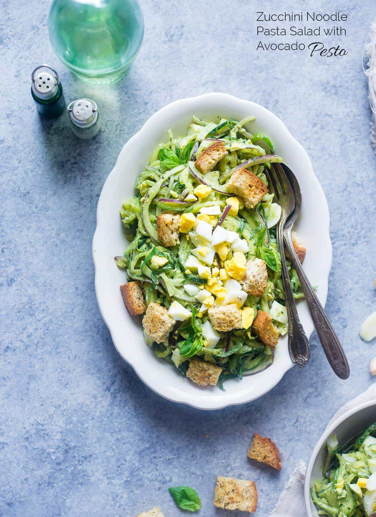 Healthy Pasta Noodles
 Avocado Pesto Healthy Pasta Salad with Zucchini Noodles