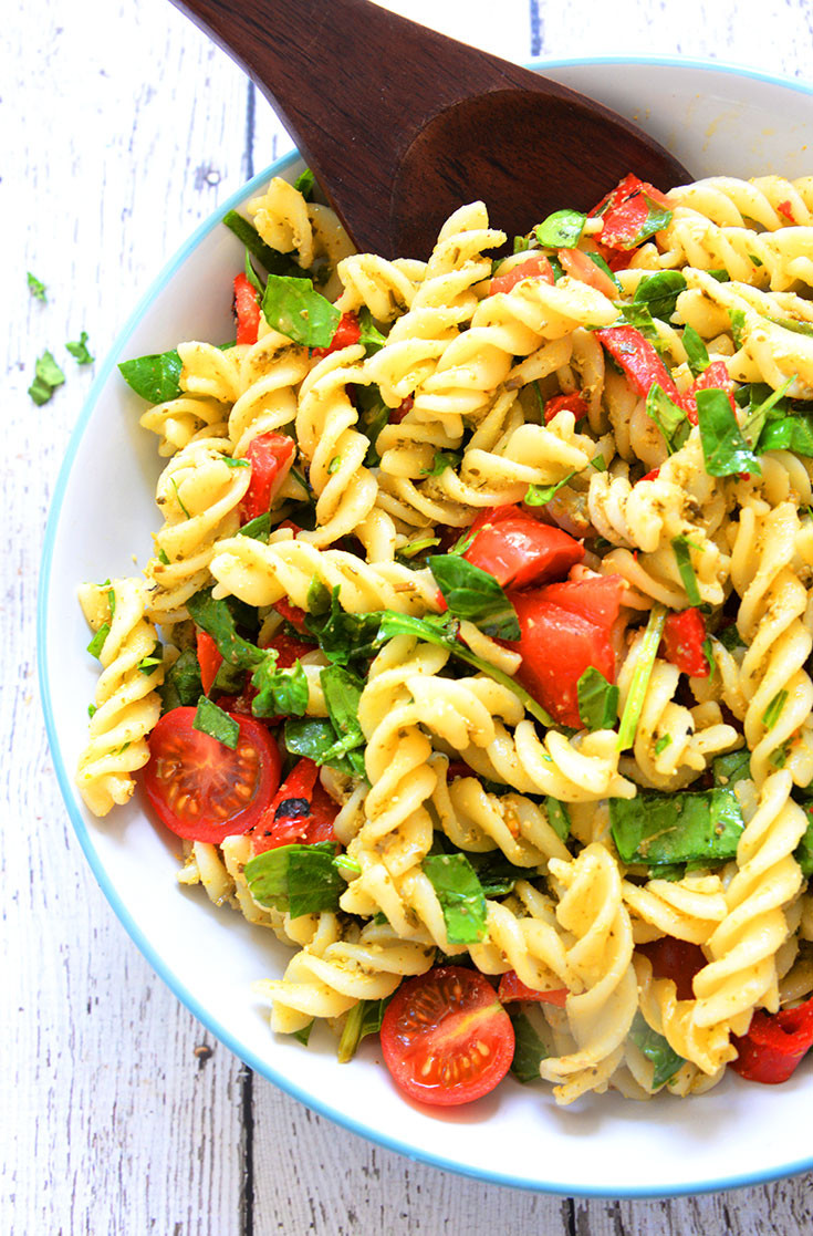 Healthy Pasta Salad
 5 Ingre nt Healthy Pasta Salad