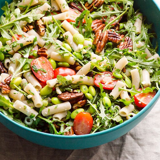 Healthy Pasta Salad
 Healthy Pasta Salad with Feta Tomatoes and Pecans