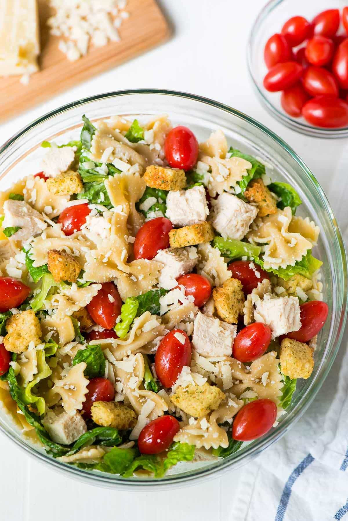 Healthy Pasta Salad With Chicken
 Asian Noodle Salad with Creamy Peanut Dressing