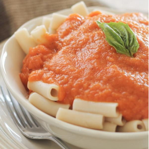 Healthy Pasta Sauces
 Roasted Red Pepper and Parsnip Sauce with Parmesan and