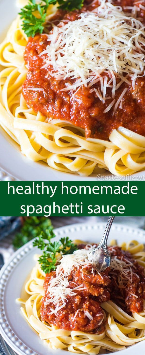 Healthy Pasta Sauces
 100 Spaghetti Sauce Recipes on Pinterest