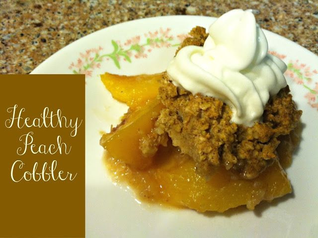 Healthy Peach Cobbler
 17 Best images about E Desserts on Pinterest