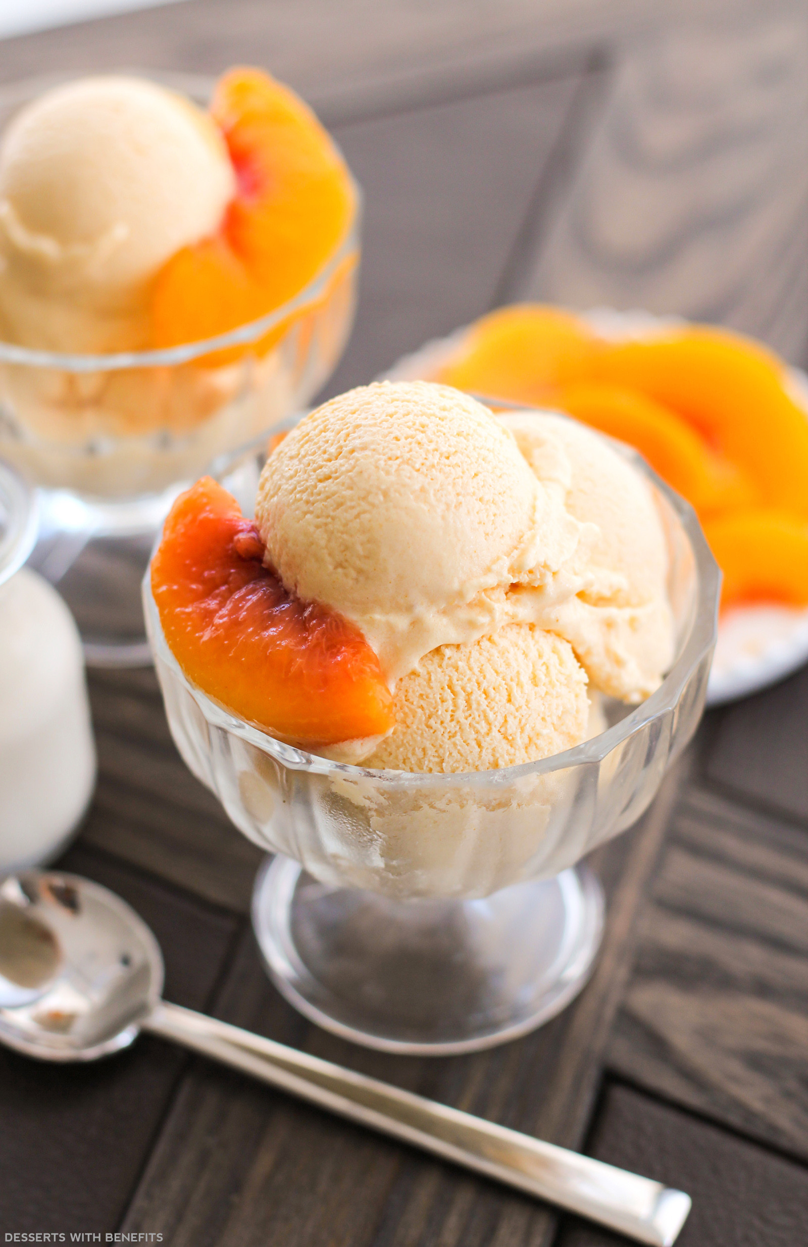 Healthy Peach Dessert Recipes 20 Best Ideas Healthy Peaches and Cream Ice Cream Recipe No Sugar Added