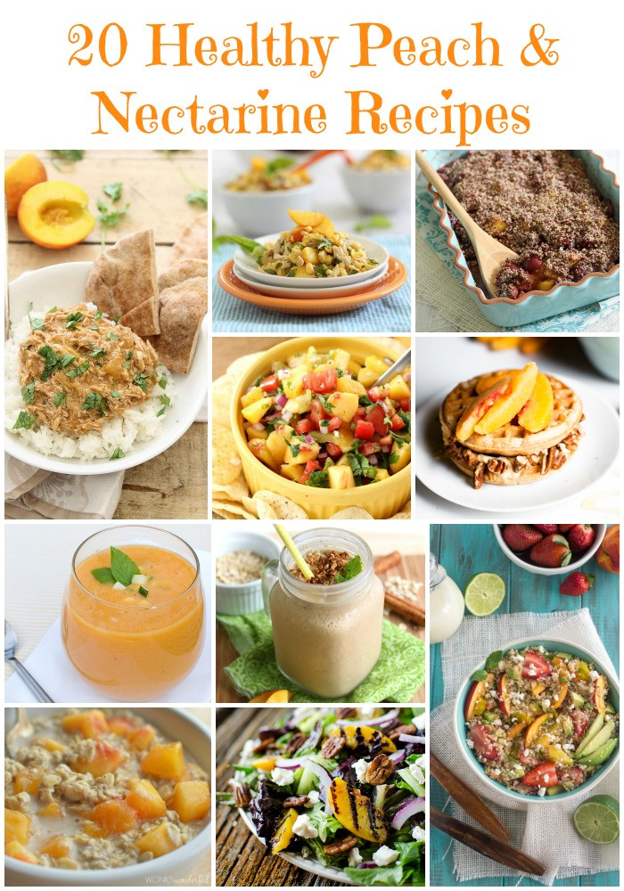 Healthy Peach Recipes 20 Of the Best Ideas for 20 Healthy Peach and Nectarine Recipes Food Done Light