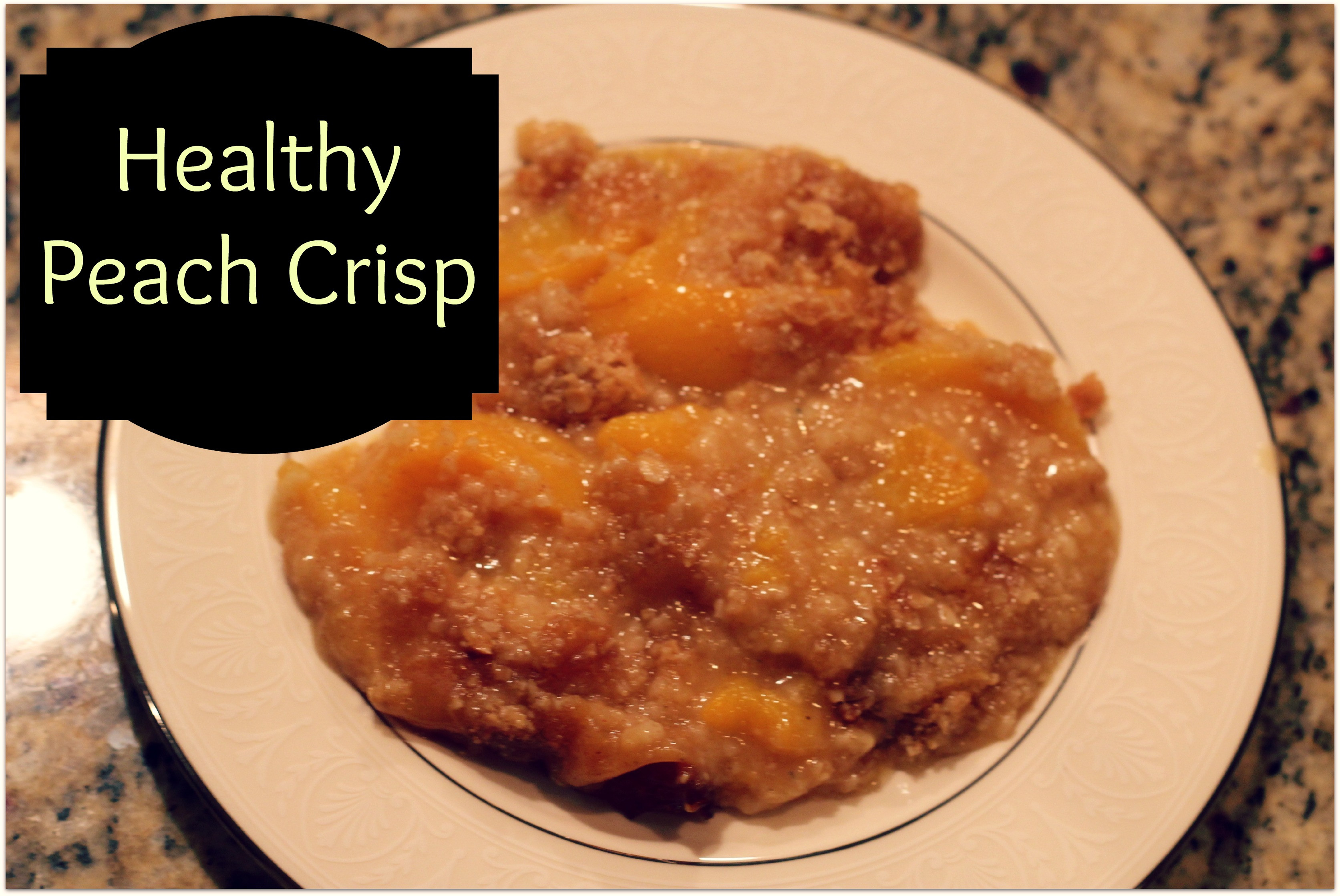 Healthy Peach Recipes
 Healthy Peach Crisp Recipe GF Nut free low sugar