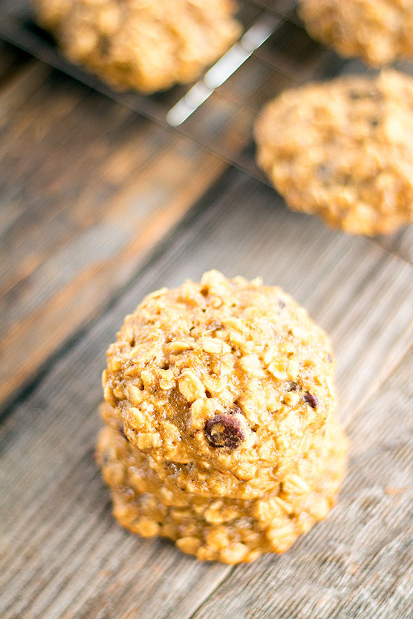 Healthy Peanut Butter Banana Cookies
 healthier peanut butter banana oatmeal cookies Well Floured